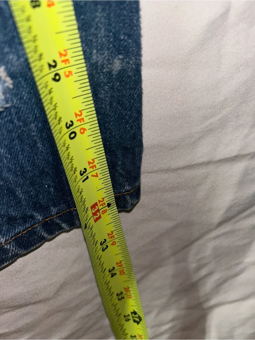 Vtg 1988 Levi's 517 Orange Tab Jeans Made in USA Bootcut Heavyweight Denim 39x31